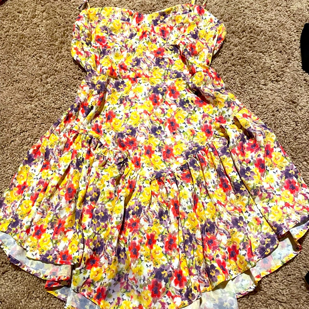 Floral mini dress